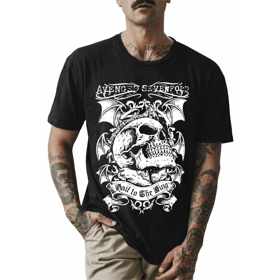 Rockwear Brasil - Camiseta Avenged Sevenfold 5 Rockwear Preta