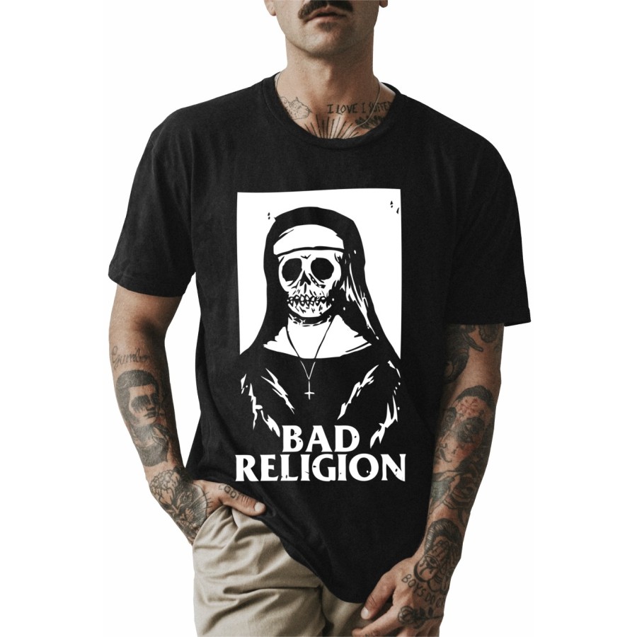 Rockwear Brasil - Camiseta Bad Religion Rockwear Preta