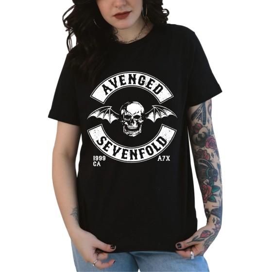 Rockwear Brasil - Baby look Avenged Sevenfold Rockwear Preta