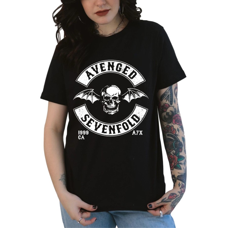 Rockwear Brasil - Baby look Avenged Sevenfold Rockwear Preta