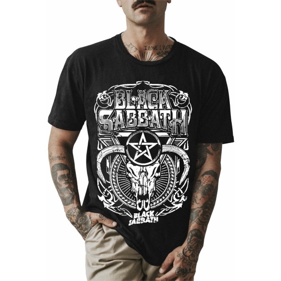 Rockwear Brasil - Camiseta Black Sabbath Rockwear Preta