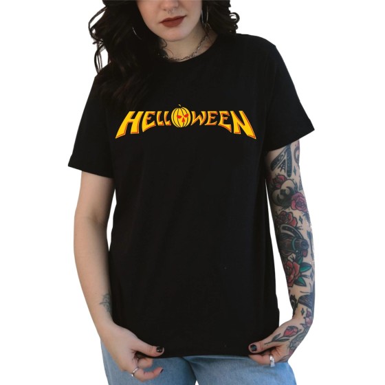 Rockwear Brasil - Baby look Helloween Rockwear Preta