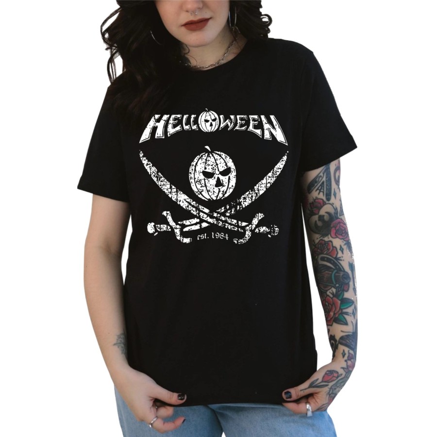 Rockwear Brasil - Baby look Helloween 3 Rockwear Preta