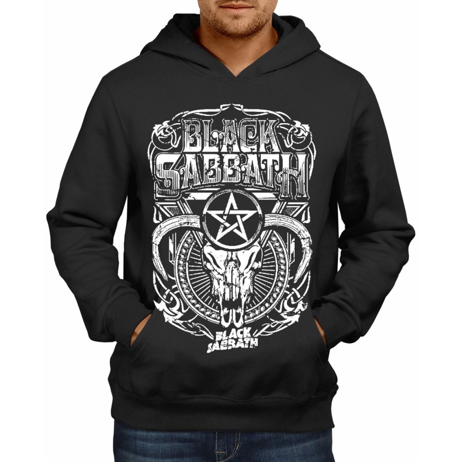 Rockwear Brasil - Moletom Black Sabbath Rockwear Preto