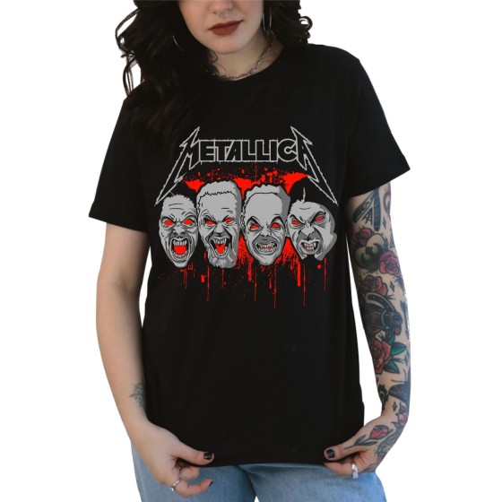 Rockwear Brasil - Baby look Metallica Rockwear Preta