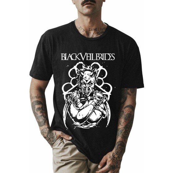 Rockwear Brasil - Camiseta Black Veil Brides Rockwear Preta