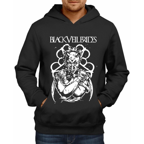 Rockwear Brasil - Moletom Black Veil Brides Rockwear Preto