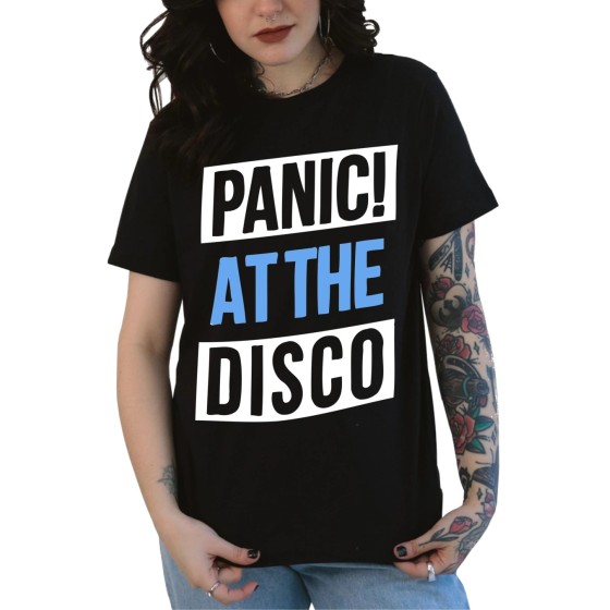 Rockwear Brasil - Baby look Panic At The Disco 2 Rockwear Preta