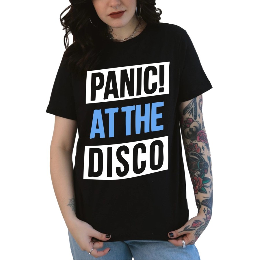 Rockwear Brasil - Baby look Panic At The Disco 2 Rockwear Preta