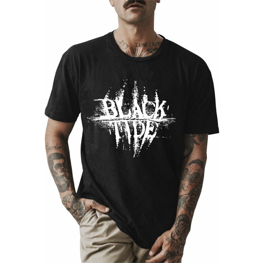 Rockwear Brasil - Camiseta Blacktide Rockwear Preta