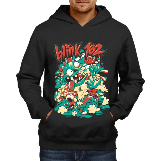 Rockwear Brasil - Moletom Blink-182 Rockwear Preto