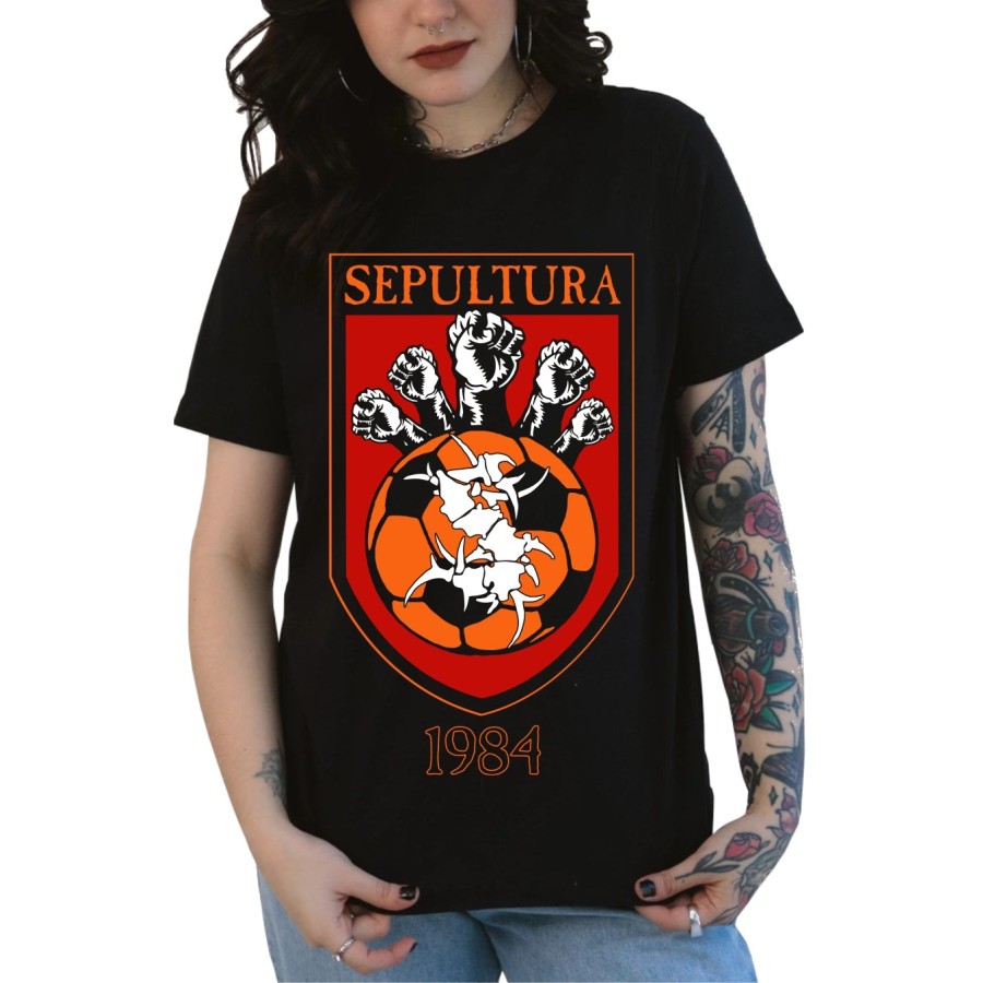 Rockwear Brasil - Baby look Sepultura Rockwear Preta