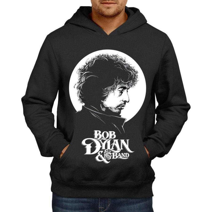 Rockwear Brasil - Moletom Bob Dylan Rockwear Preto