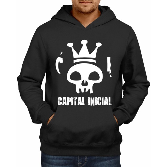 Rockwear Brasil - Moletom Capital Inicial Rockwear Preto