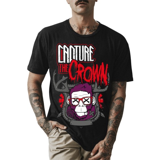 Rockwear Brasil - Camiseta Capture The Crown Rockwear Preta