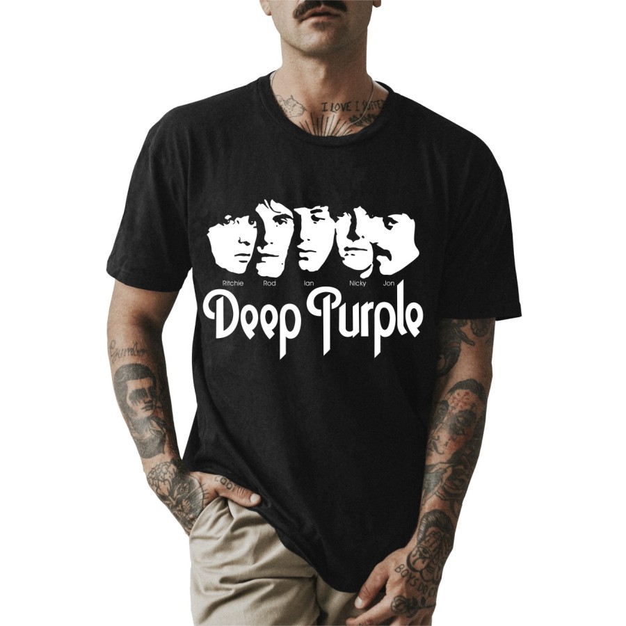 Rockwear Brasil - Camiseta Deep Purple Rockwear Preta