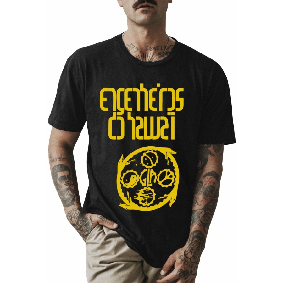 Rockwear Brasil - Camiseta Engenheiros do Hawaii Rockwear Preta