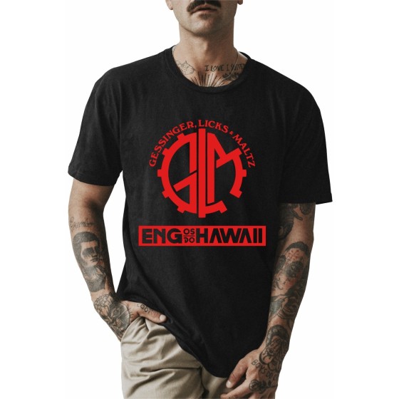 Rockwear Brasil - Camiseta Engenheiros do Hawaii 2 Rockwear Preta