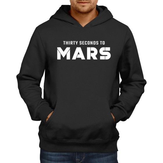 Rockwear Brasil - Moletom 30 Seconds To Mars Rockwear Preto