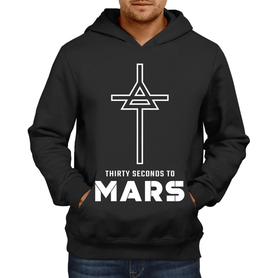 Rockwear Brasil - Moletom 30 Seconds To Mars 5 Rockwear Preto