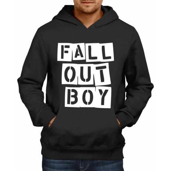 Rockwear Brasil - Moletom Fall out Boy Rockwear Preto