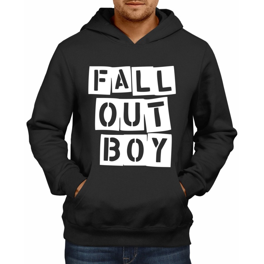 Rockwear Brasil - Moletom Fall out Boy Rockwear Preto