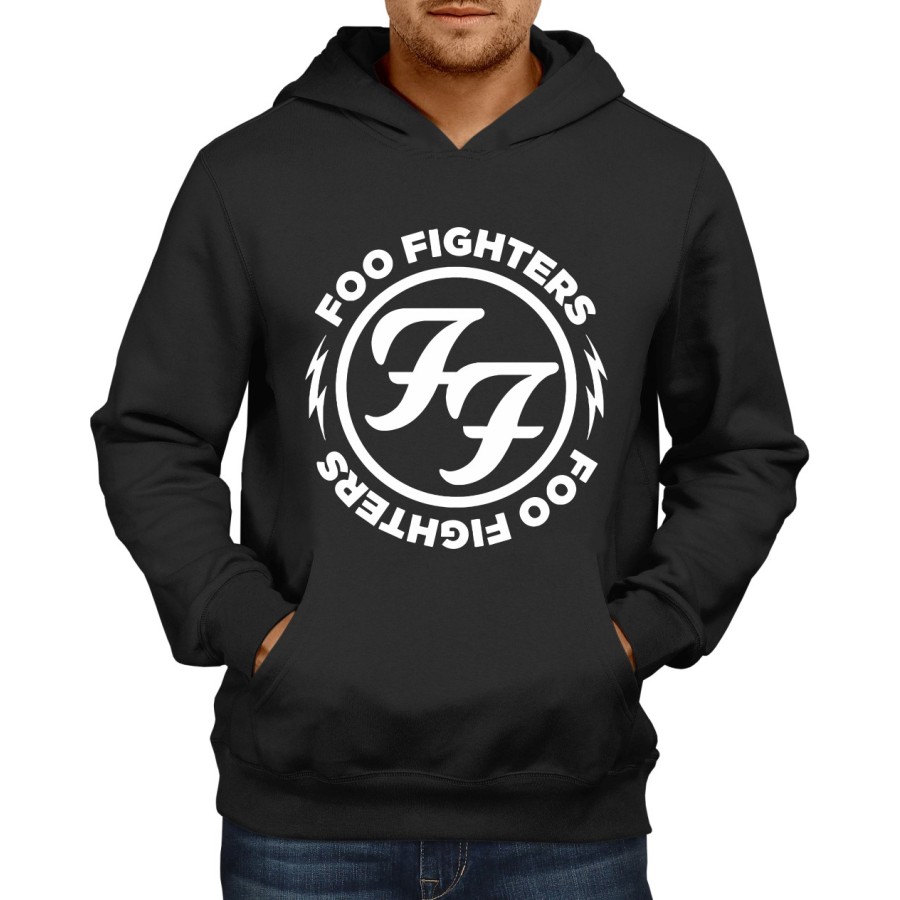 Rockwear Brasil - Moletom Foo Fighters Rockwear Preto