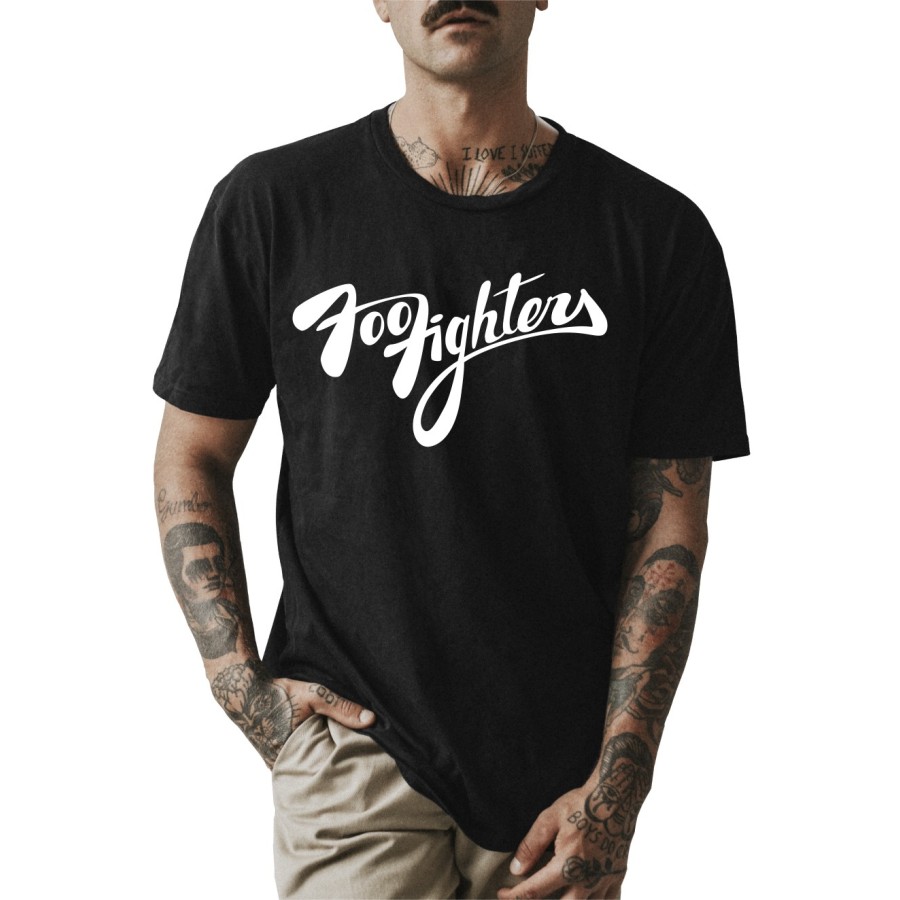 Rockwear Brasil - Camiseta Foo Fighters 2 Rockwear Preta