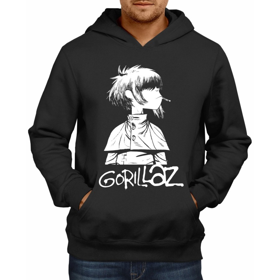 Rockwear Brasil - Moletom Gorillaz Rockwear Preto