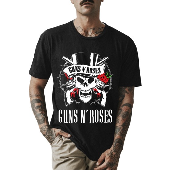 Rockwear Brasil - Camiseta Guns n' Roses Rockwear Preta