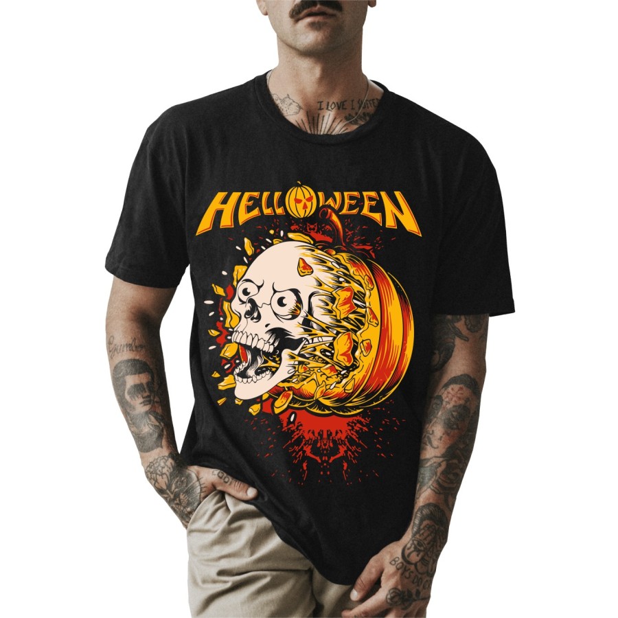 Rockwear Brasil - Camiseta Helloween 2 Rockwear Preta