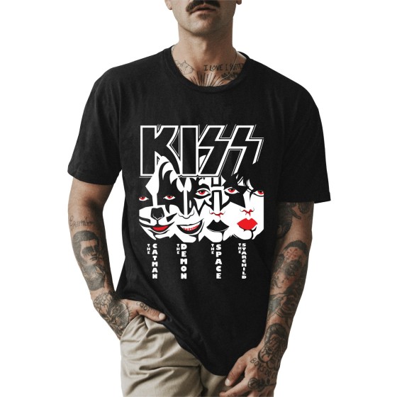 Rockwear Brasil - Camiseta KISS Rockwear Preta