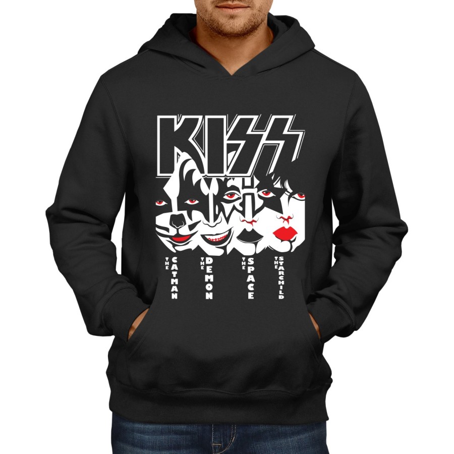 Rockwear Brasil - Moletom KISS Rockwear Preto