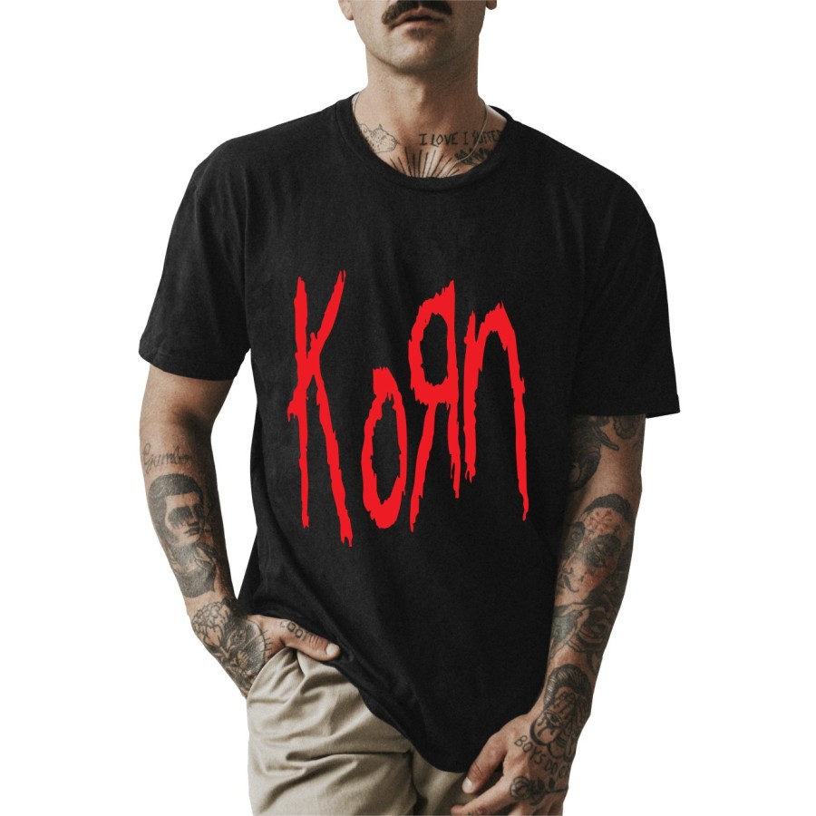 Rockwear Brasil - Camiseta Korn Rockwear Preta