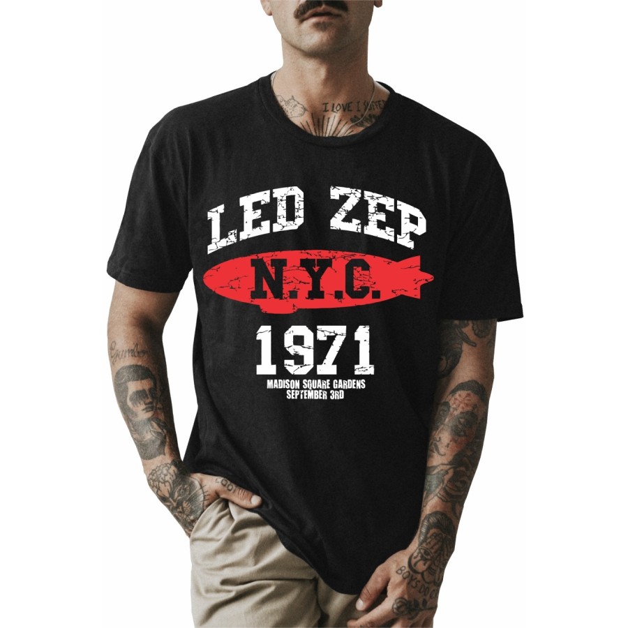 Rockwear Brasil - Camiseta Led Zeppelin 2 Rockwear Preta