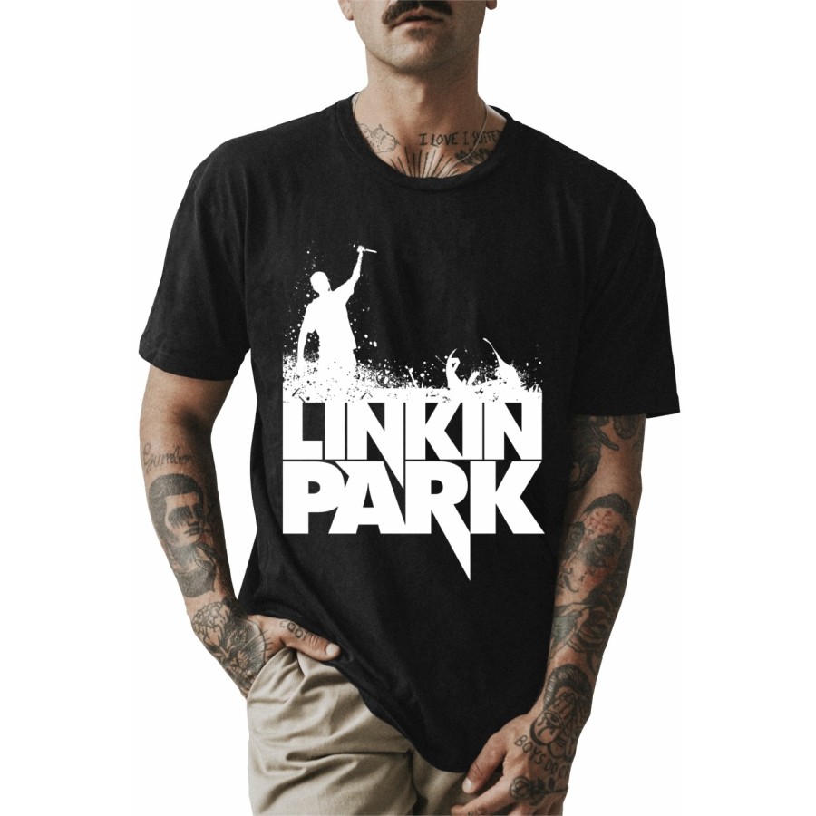 Rockwear Brasil - Camiseta Linkin Park 2 Rockwear Preta