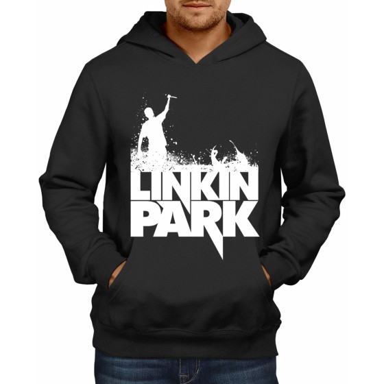 Rockwear Brasil - Moletom Linkin Park 2 Rockwear Preto