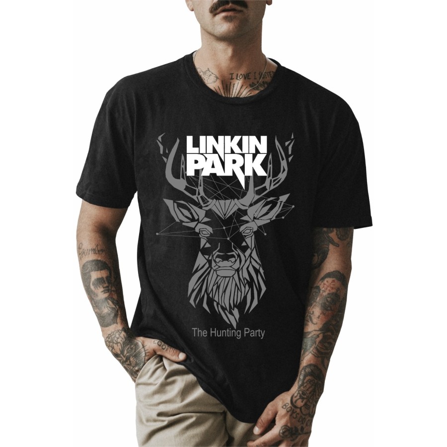 Rockwear Brasil - Camiseta Linkin Park 4 Rockwear Preta