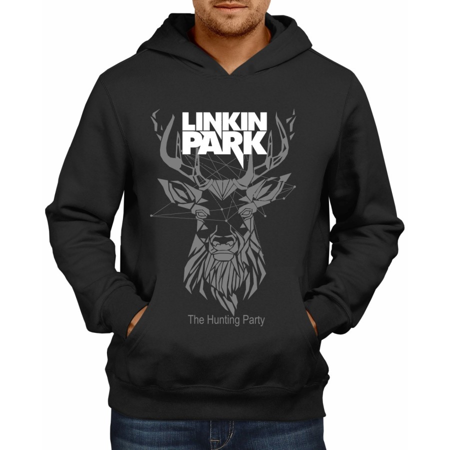 Rockwear Brasil - Moletom Linkin Park 4 Rockwear Preto