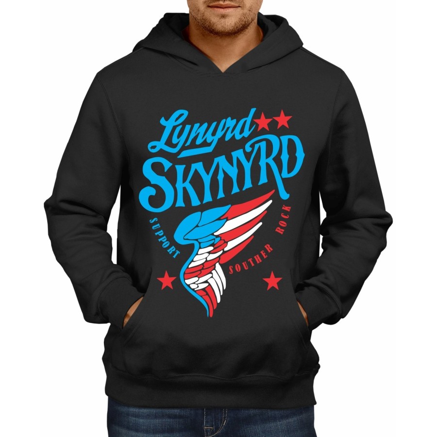 Rockwear Brasil - Moletom Lynyrd Skynyrd 3 Rockwear Preto