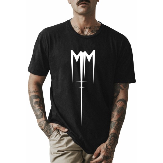 Rockwear Brasil - Camiseta Marilyn Manson Rockwear Preta