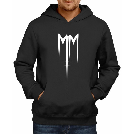 Rockwear Brasil - Moletom Marilyn Manson Rockwear Preto