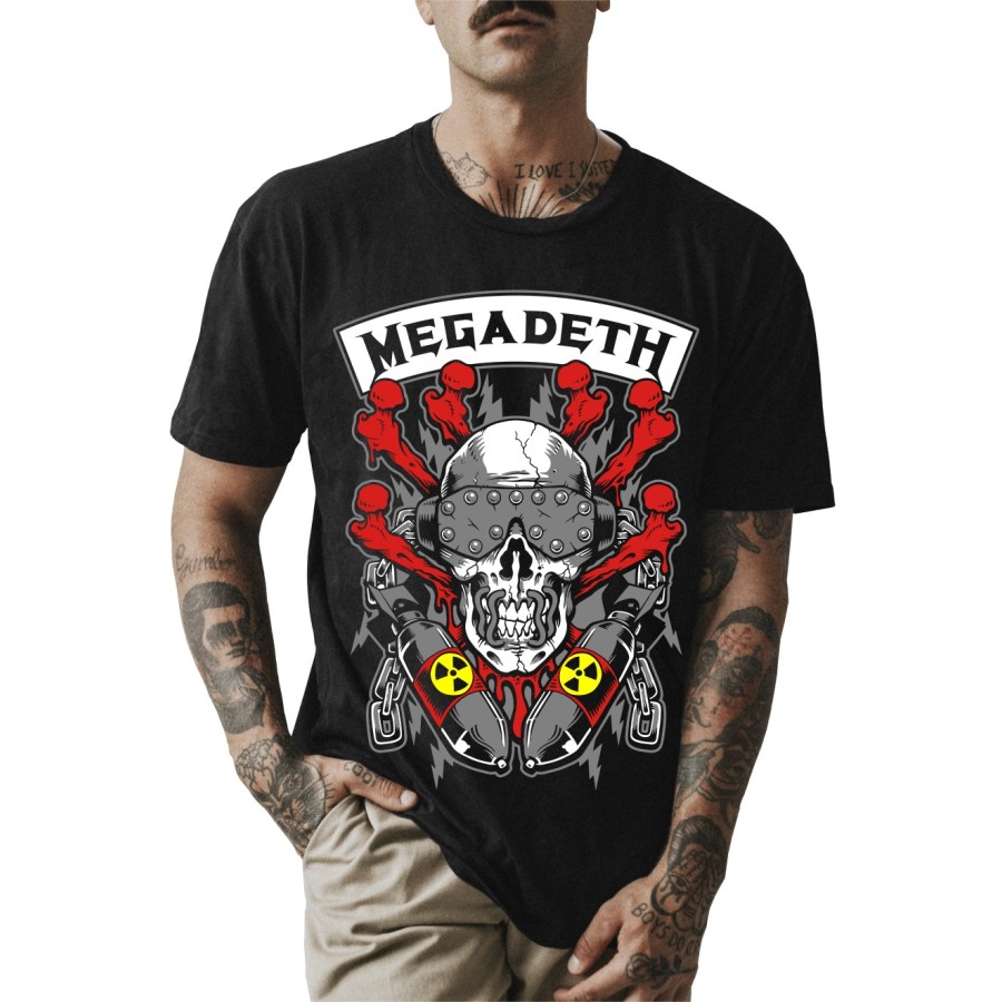 Rockwear Brasil - Camiseta Megadeth Rockwear Preta