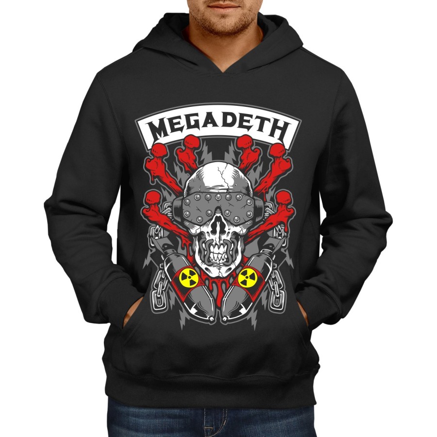 Rockwear Brasil - Moletom Megadeth Rockwear Preto