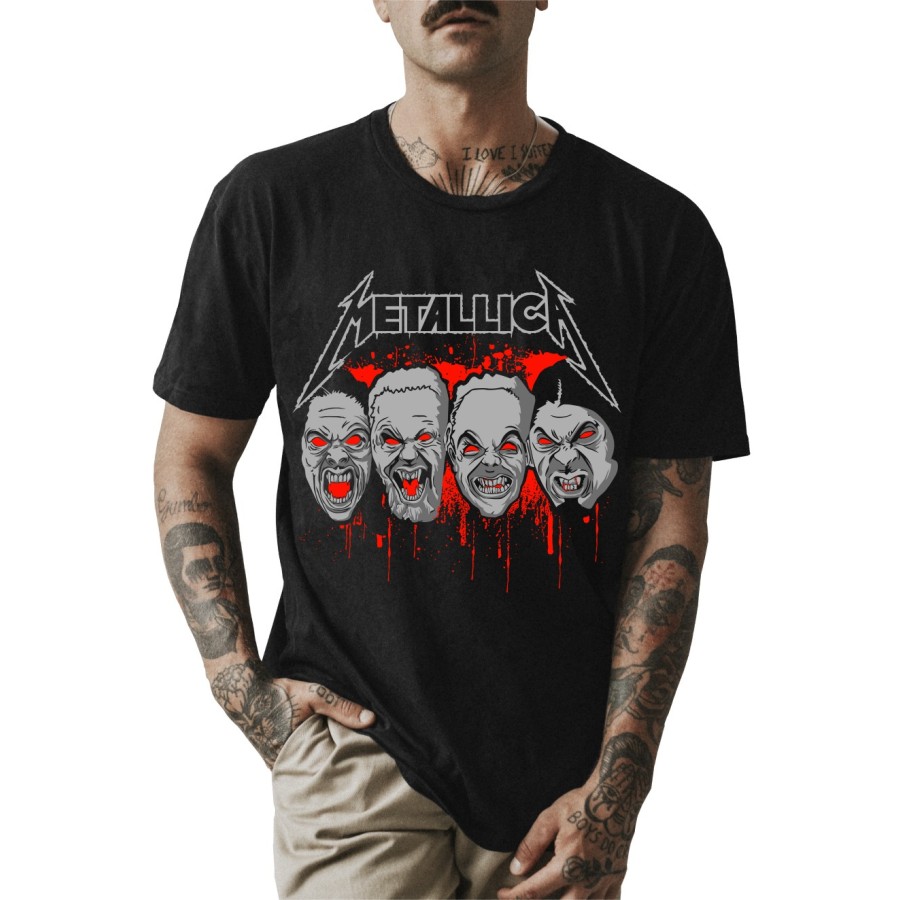 Rockwear Brasil - Camiseta Metallica Rockwear Preta