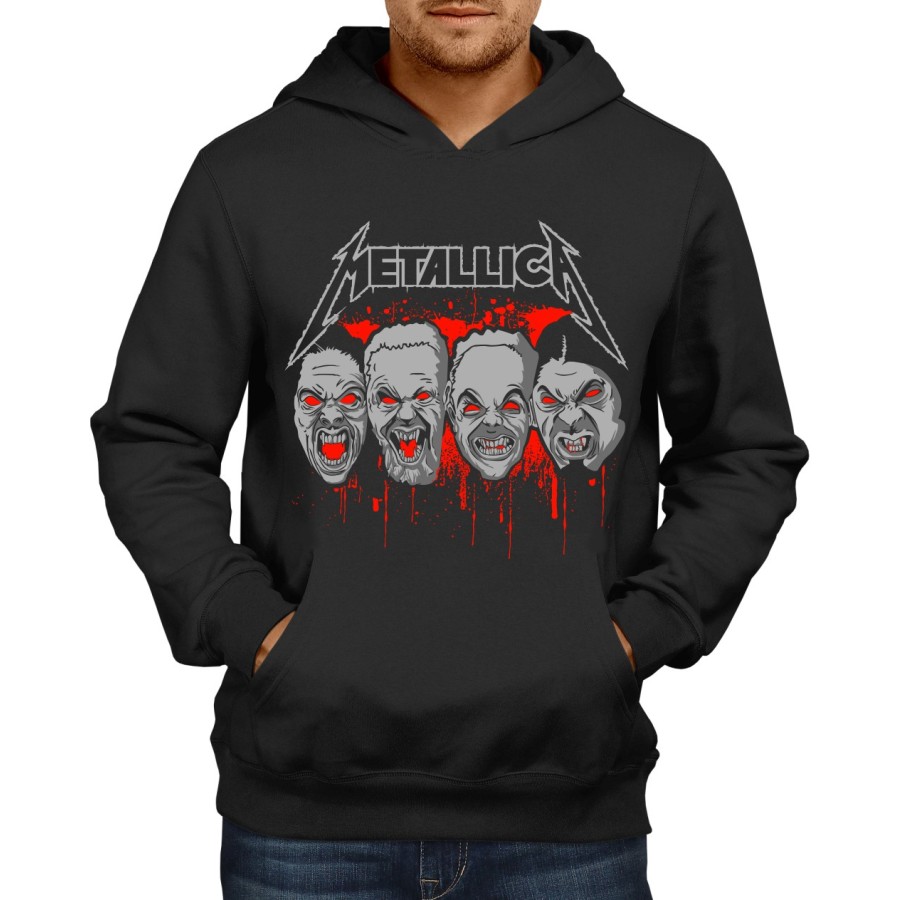 Rockwear Brasil - Moletom Metallica Rockwear Preto