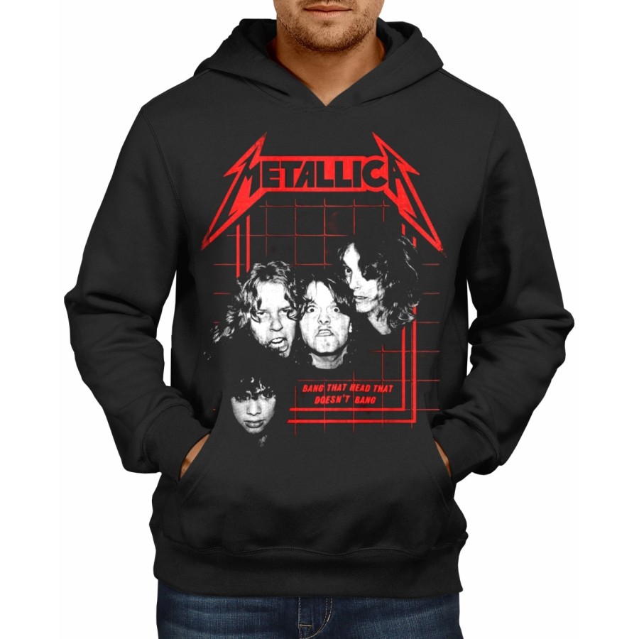 Rockwear Brasil - Moletom Metallica 2 Rockwear Preto