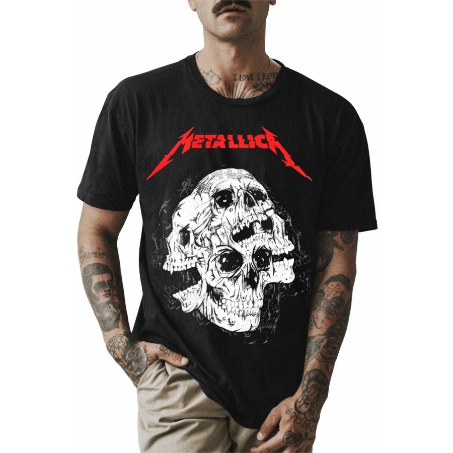 Rockwear Brasil - Camiseta Metallica 4 Rockwear Preta