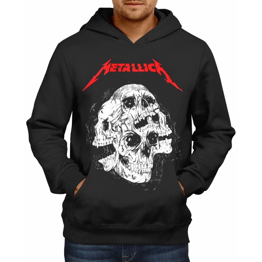 Rockwear Brasil - Moletom Metallica 4 Rockwear Preto