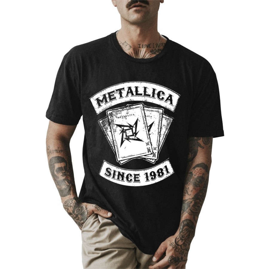 Rockwear Brasil - Camiseta Metallica 5 Rockwear Preta